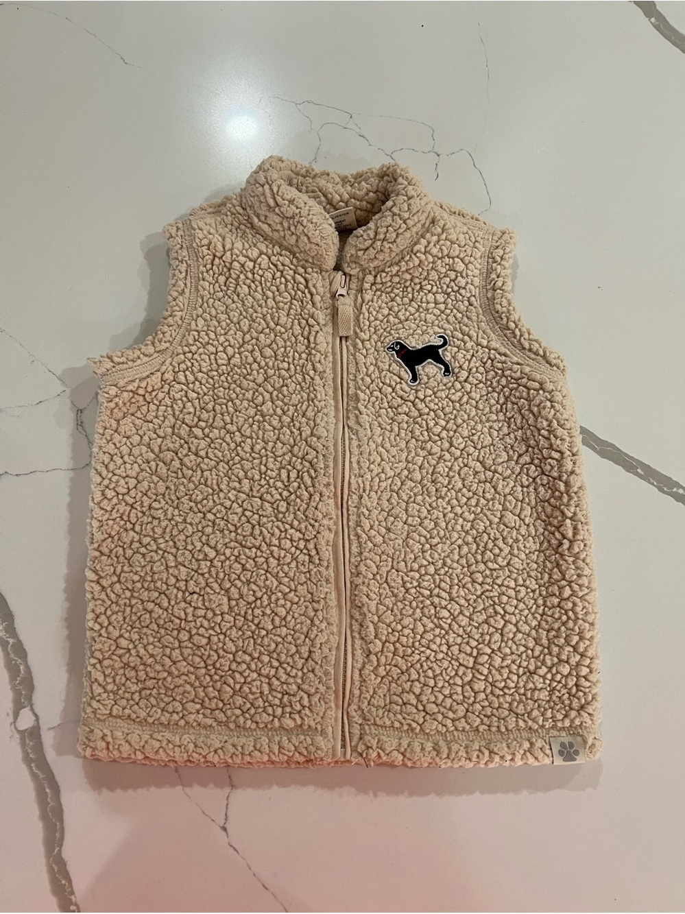 Size 4T Black Dog Vest